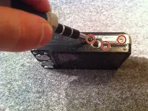 Disassembling Sony Cyber-shot DSC-W230 Exterior Case