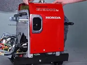 How to Loosen the Main Cover for the Honda 3000 Watt Inverter Generator EU3000IS1AWK