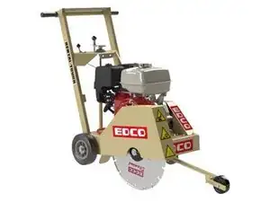 EDCO PRO Walk Behind Concrete Saw 18" 39600HD