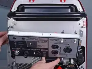 How to Loosen the Control Panel for the Honda 3000 Watt Inverter Generator EU3000IS1AWK