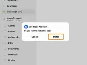 How to Install the Self Repair Assistant App