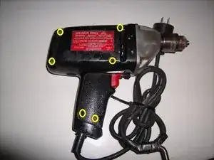 Craftsman 3/8 Inch Drill Variable Speed Reversible Teardown