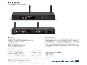 Beyerdynamic Receiver TG 500SR