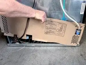 Frigidaire Side-By-Side Refrigerator Rear Cover Removal