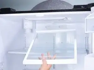 How to remove the shelves in an LG Refrigerator