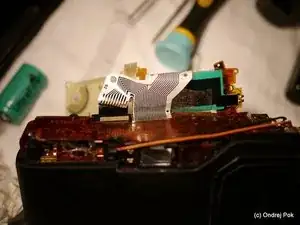 Ricoh GR-1 LCD display missing segments repair