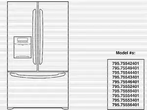 Kenmore Elite Refrigerator (795.7554*/795.7555*)