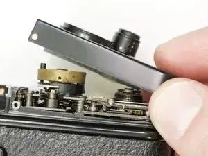 Pentax LX Top Cover (Wind Side) Removal