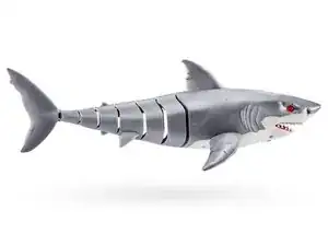 Zuru robo alive Great white shark Teardown