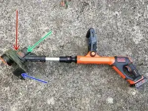 black and decker strimmer STC1820P repair