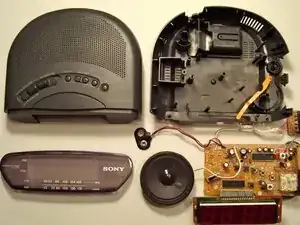 Sony Dream Machine ICF-C211 Teardown