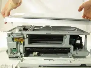 Disassembling HP Photosmart c3180 Top Panel