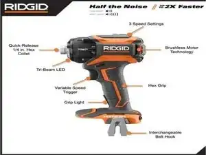 Ridgid Impact Driver R86039 (2019)