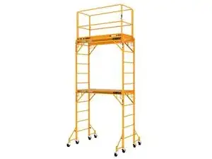 MetalTech 2-Story Rolling Baker Scaffolding Tower I-TCISCH1WR