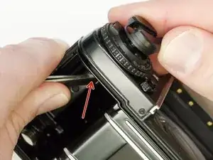 Pentax LX Top Cover (Rewind Side) Removal