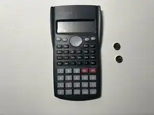 How To Replace Merangue 2-Line Engineering Scientific Calculator Battery