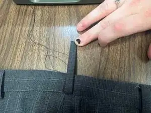 How to Repair a Belt Loop on Dress Pants