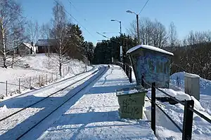 Åsåker train stop