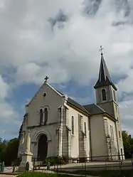 The church in Chênex