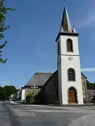 The church of Saint-Étienne, in Saint-Étienne-du-Gué-de-l'Isle