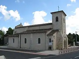 The church in Saint-Martin-Lacaussade