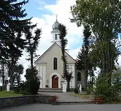 Parish church of Sts Peter and Paul, built 1848.