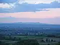 Veliko Golovode, Kruševac in sunset, Goč in the background