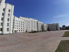 Another view of the Mogilev City Council building.