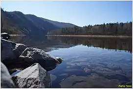 Menza River, main tributary of the Chikoy, Krasnochikoysky District