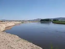 View of the Chikoy River near Povorot