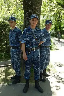 Soldiers of the National Guard.