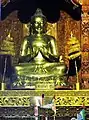 Statue of Koṇāgamana Buddha. Buddha Dhatu Jadi known as the Bandarban Golden Temple, Bangladesh