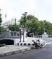 Chamai Maruchet Bridge, crossing Khlong Prem Prachakon in front of  Government House