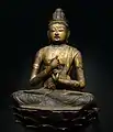 A gilt-wood statue of Vairocana Buddha, 11th-12th century