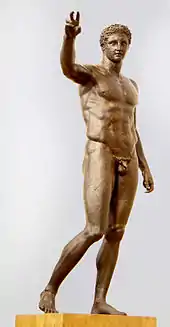 Antikythera Ephebe, original. National Archaeological Museum of Athens