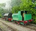 Both Peckett 0-4-0ST steam locos 'Ivor' and 'Northern Gas Board No. 1' at Cholsey