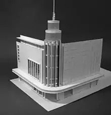 A scale replica model of the now demolished Capitol Theatre in Causeway Bay, Hong Kong