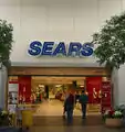 Mall entrance to the former Sears at Paramus Park in Paramus, New Jersey, in 2009. This location closed in 2018.