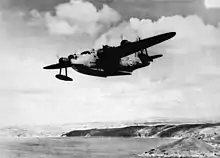 Image 80A No. 10 Squadron Sunderland departing for a patrol over the Atlantic in 1941 (from Military history of Australia during World War II)