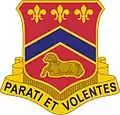 123rd Field Artillery Regiment"Parati et Volentes"