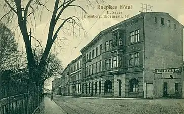 The building as an hotel ca 1913