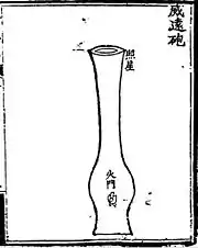 An "awe-inspiring long range cannon" (威遠砲), from the Huolongjing