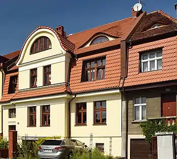 Facade onto Sielanka street and Turwid Square