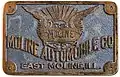 1906 Moline Automobile Plate