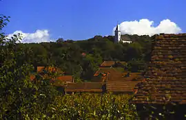 View of Hodod, with the Hungarian Reformed church