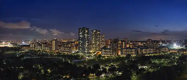 The park at night