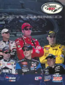 The 2002 Sharpie 500 program cover.