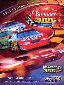 The 2003 Banquet 400 presented by ConAgra Foods program cover.