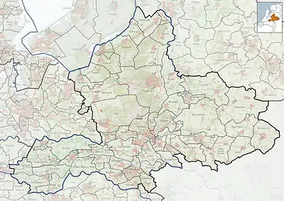 Garderen is located in Gelderland