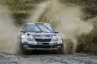 Hayden Paddon at 2012 Rally GB